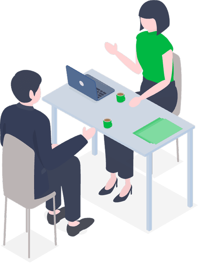 専門スタッフとの相談イメージ